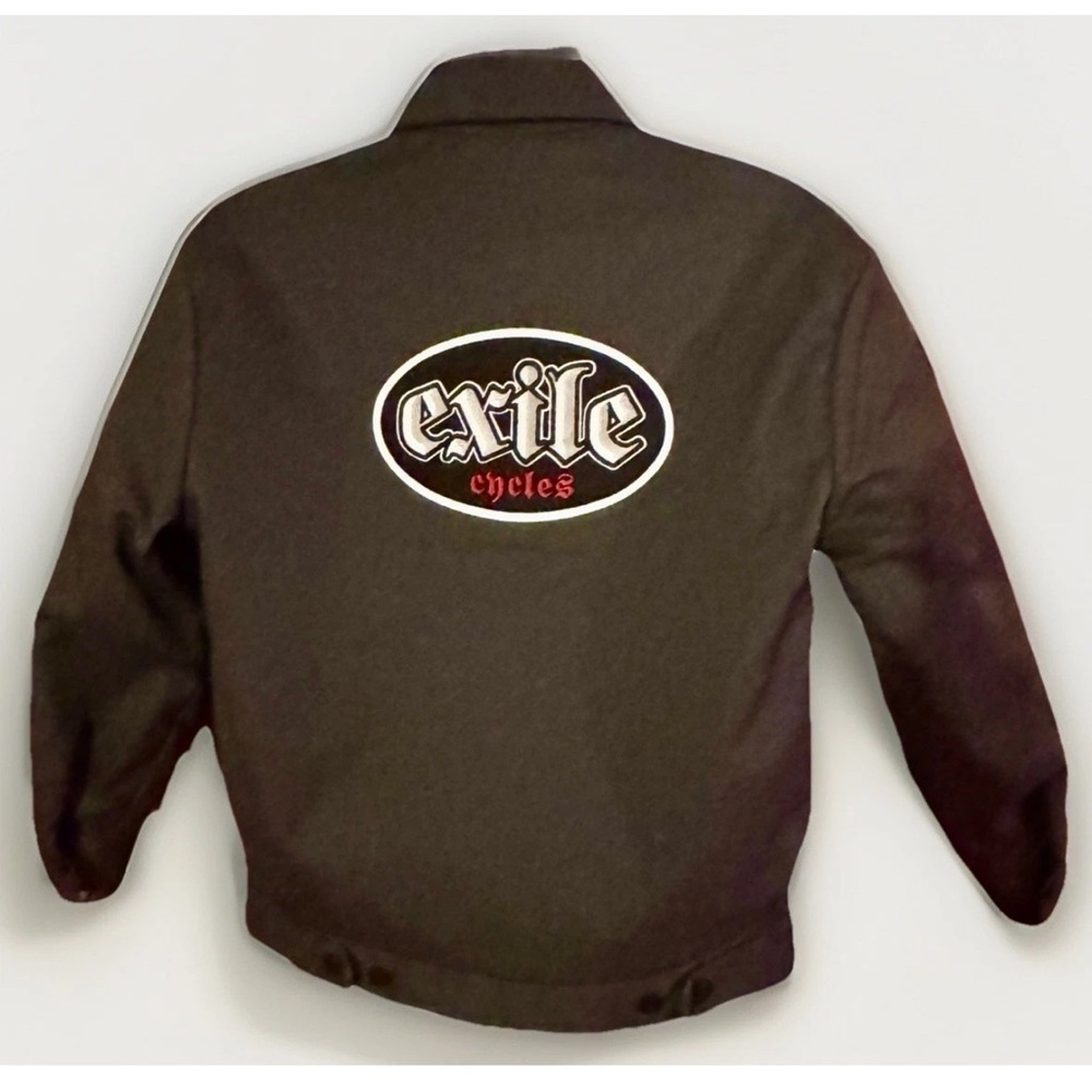 🏍️DICKIES🏍️ (EXCILE CYCLES) COLLECTORS CANVAS ZIP EISENHOWER UTILITY JACKET➕